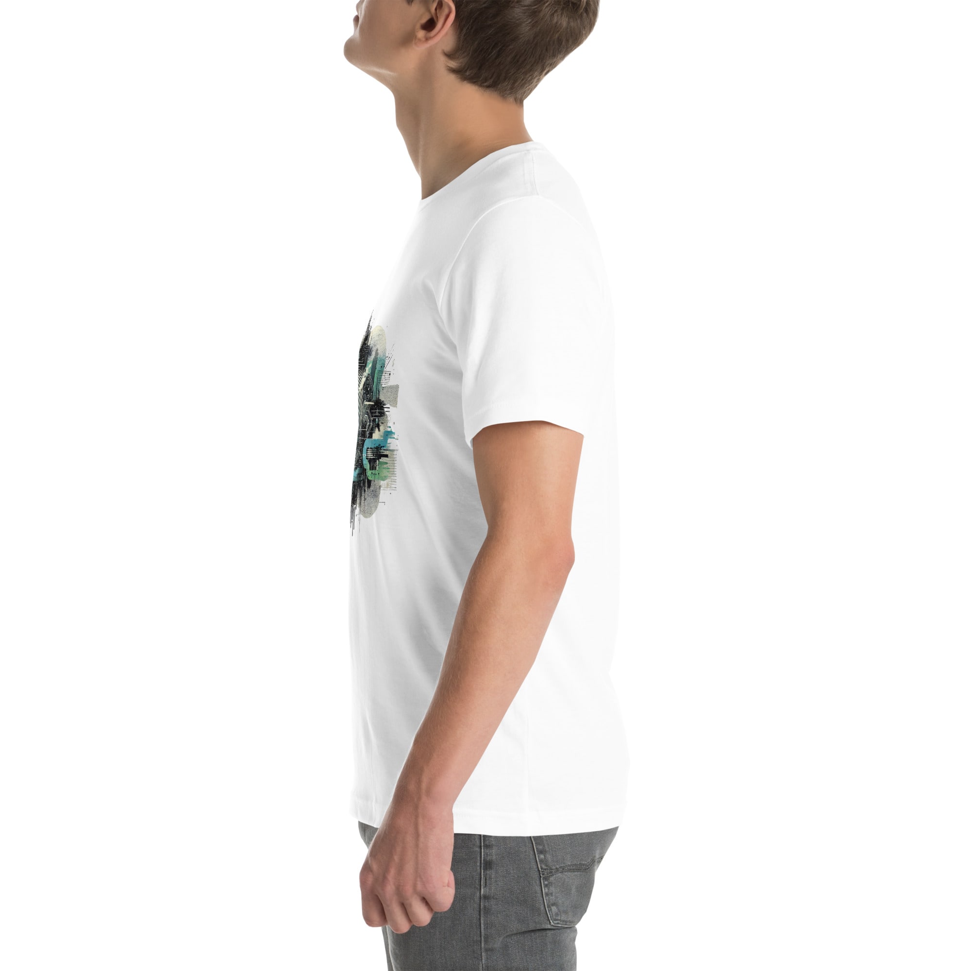 Unisex glitch t-shirt - Image 4