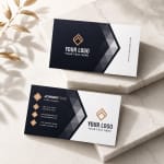 Standard Visiting Cards Gallery View 1 Standard Visiting Cards Printing Online - Angle View 1 Premium Quality