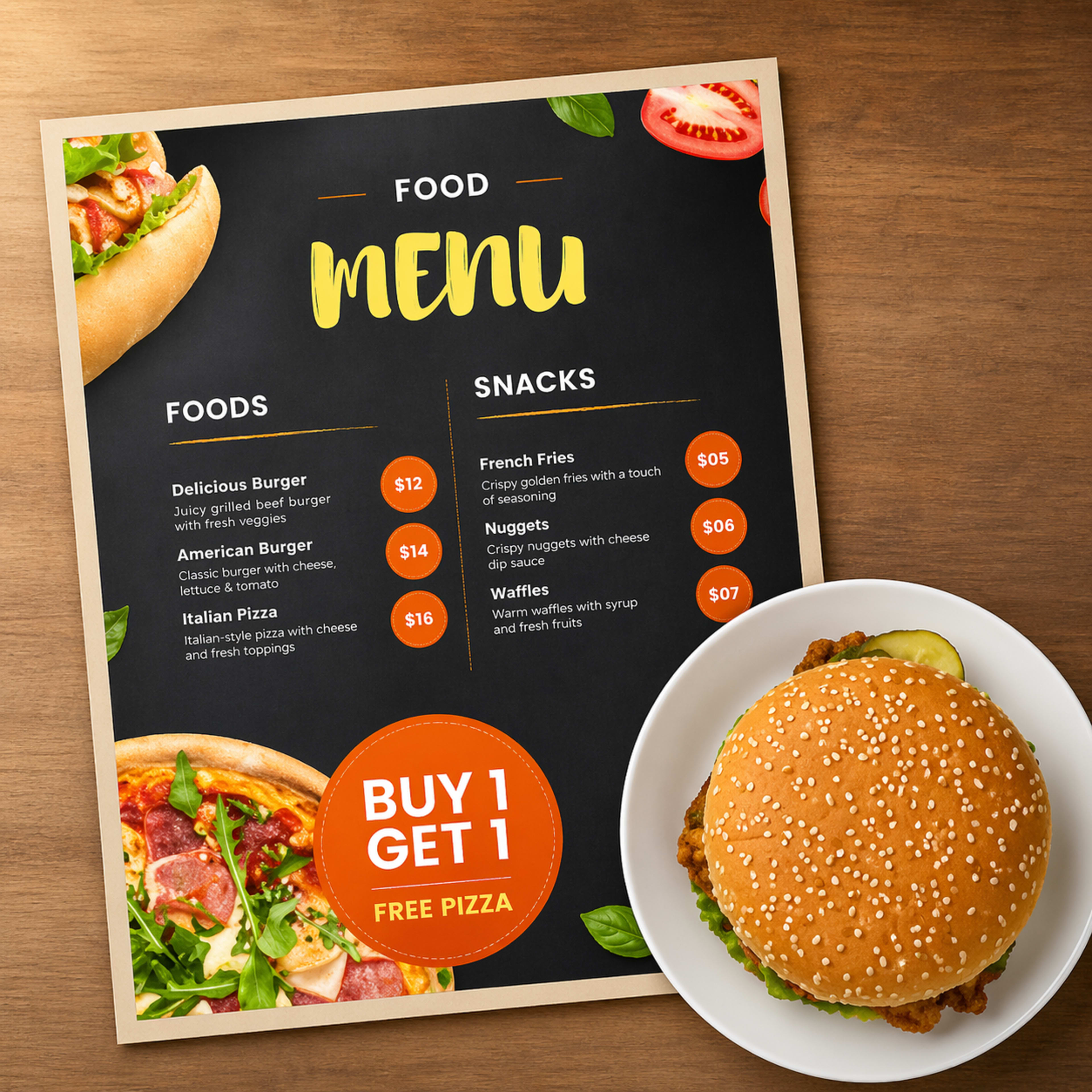 Menu Card Printing in Indore