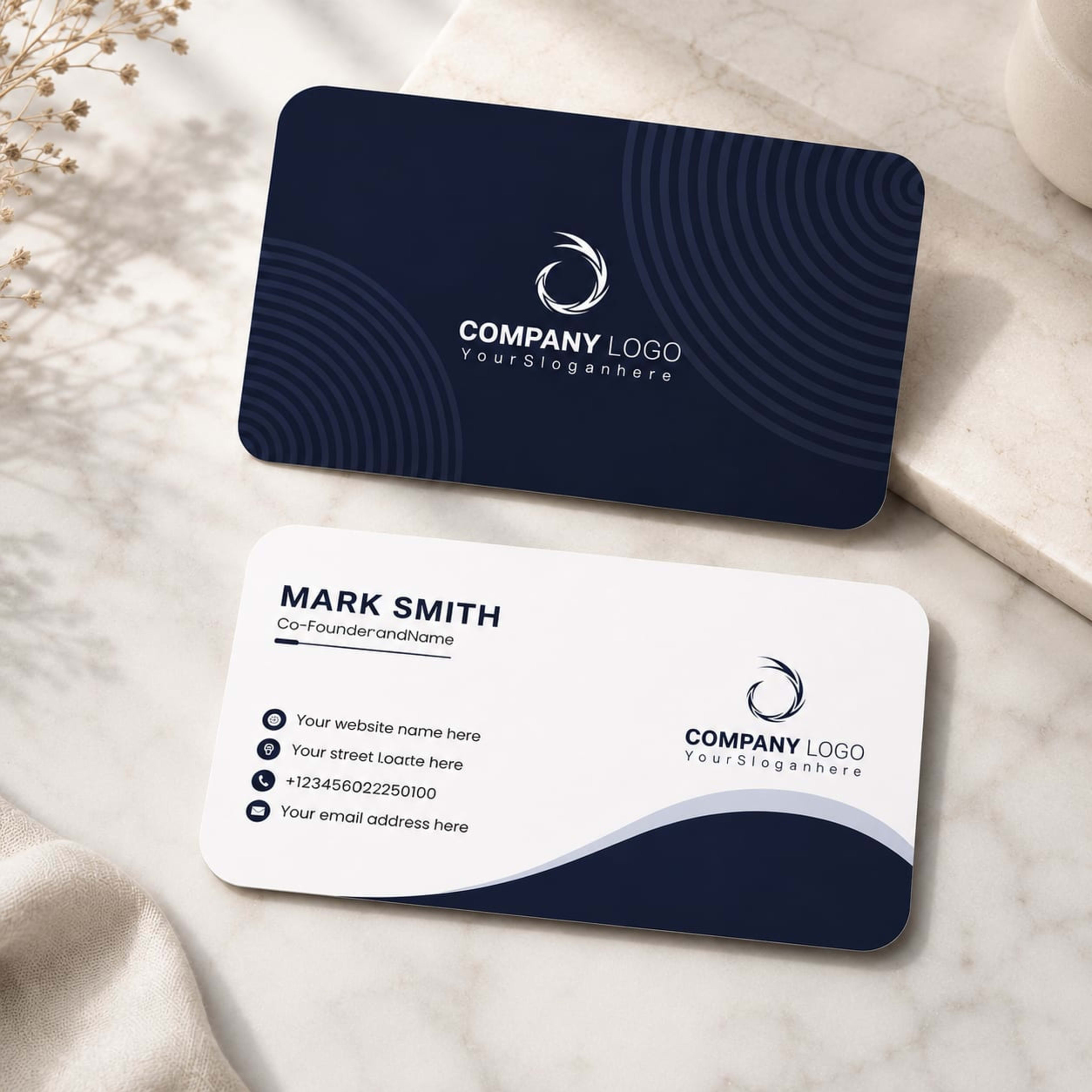 Transparent Visiting Card