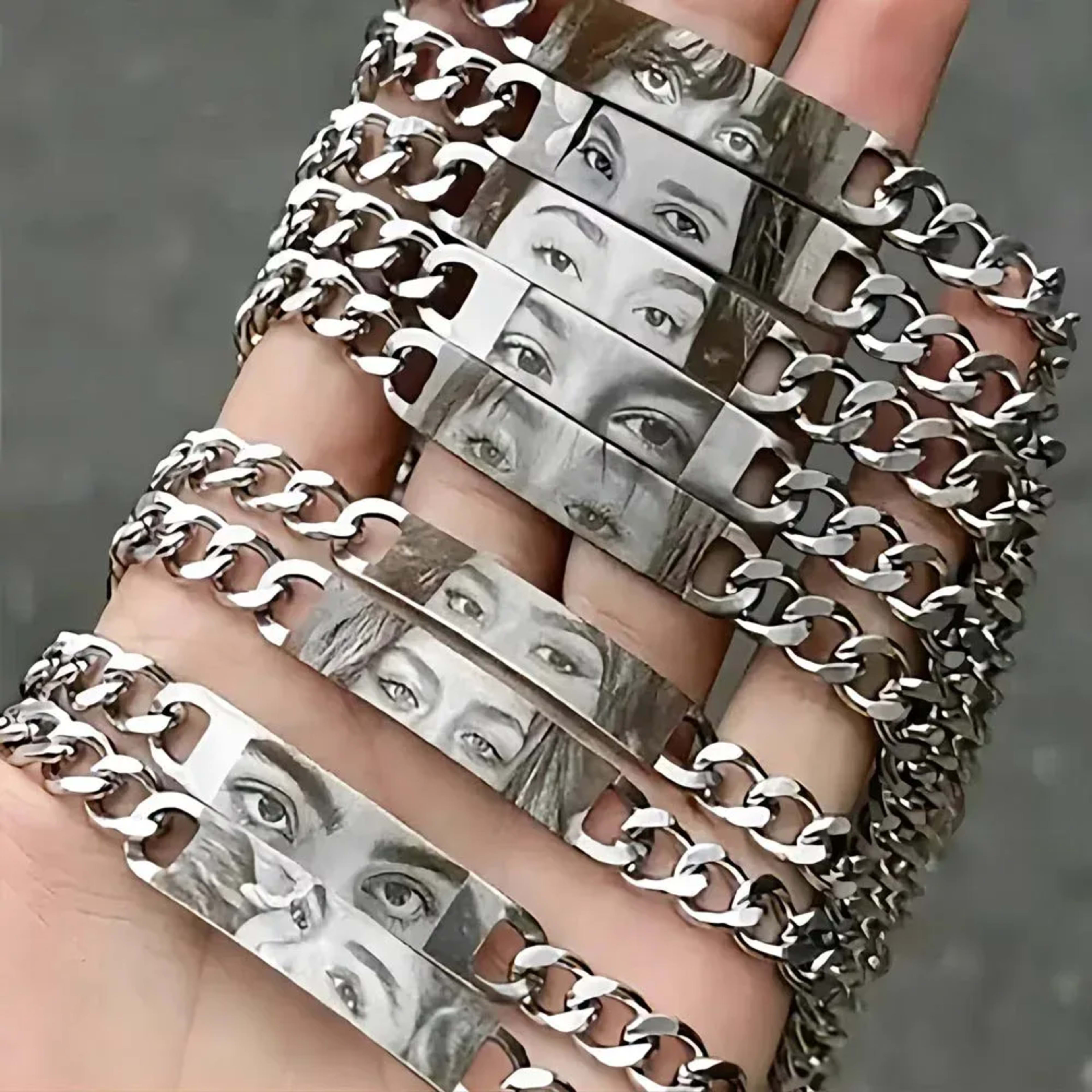 Personalized Eye Engraving Bracelet