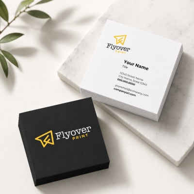 Square Visiting Cards Custom Printing & Manufacturing Delhi NCR @ ₹1.5