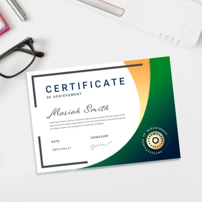 Custom Certificates Custom Printing & Manufacturing Delhi NCR @ ₹199