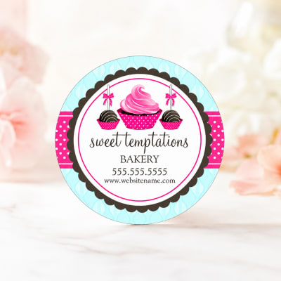 Bakery Stickers Online Wholesale Printing - AdOn Print Bakery Stickers Custom Printing & Manufacturing Delhi NCR @ ₹199