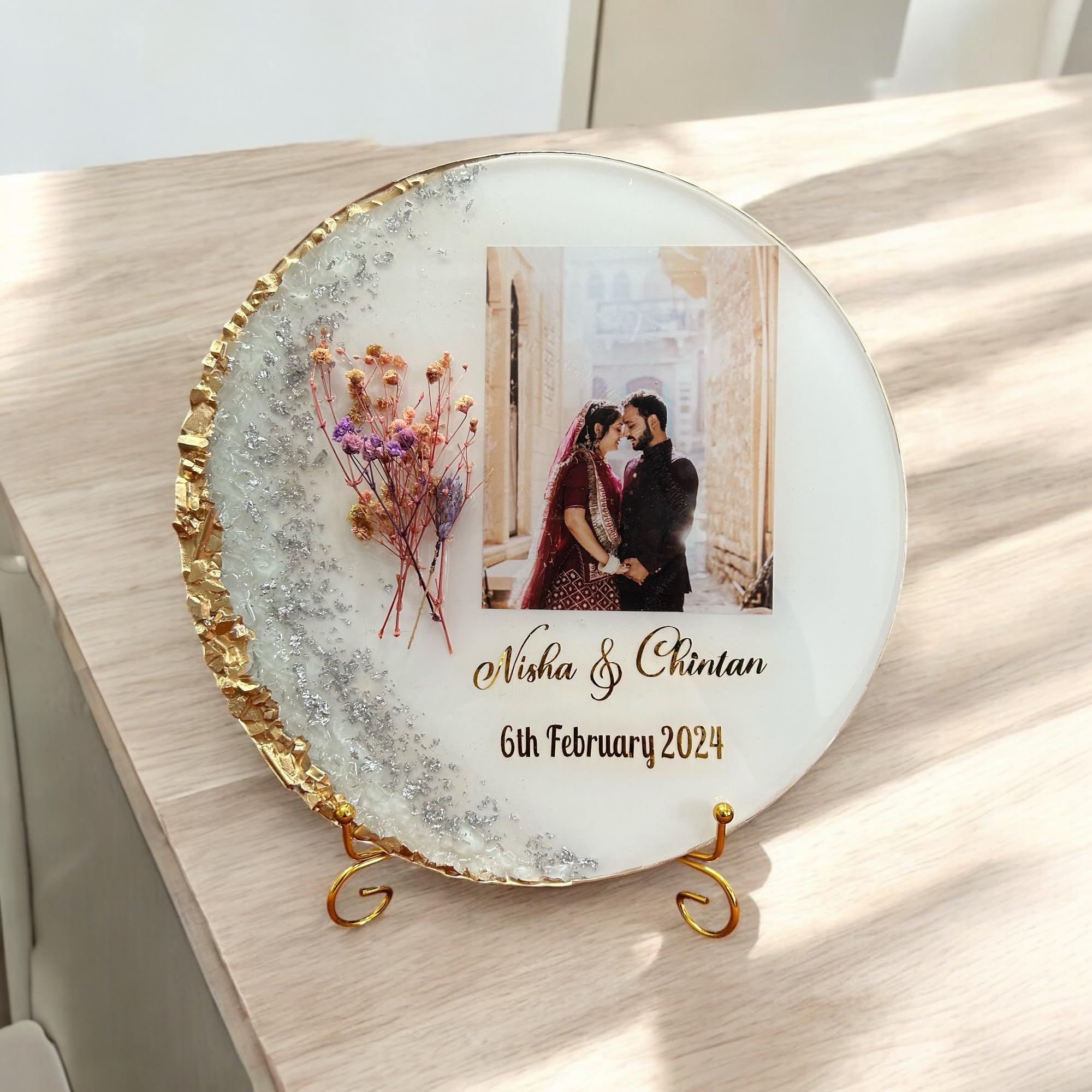 Memory Bloom Resin Art Frame