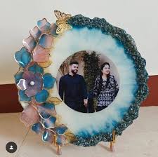 Memory Bloom Resin Art Frame..
