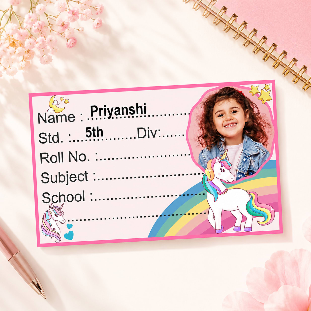 Name Stickers Printing India