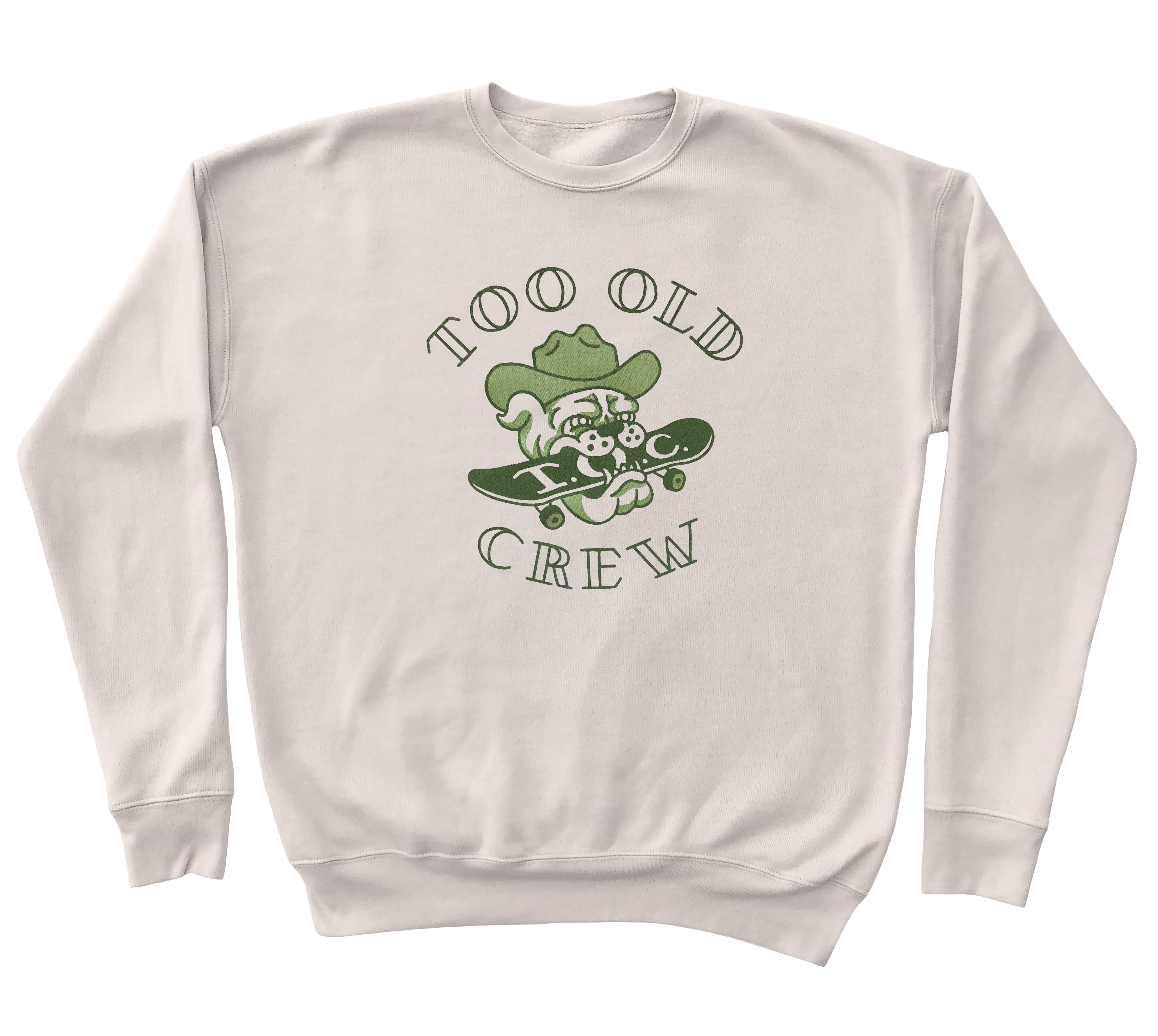 Too Old Crew Devil Dog Sweater product shot