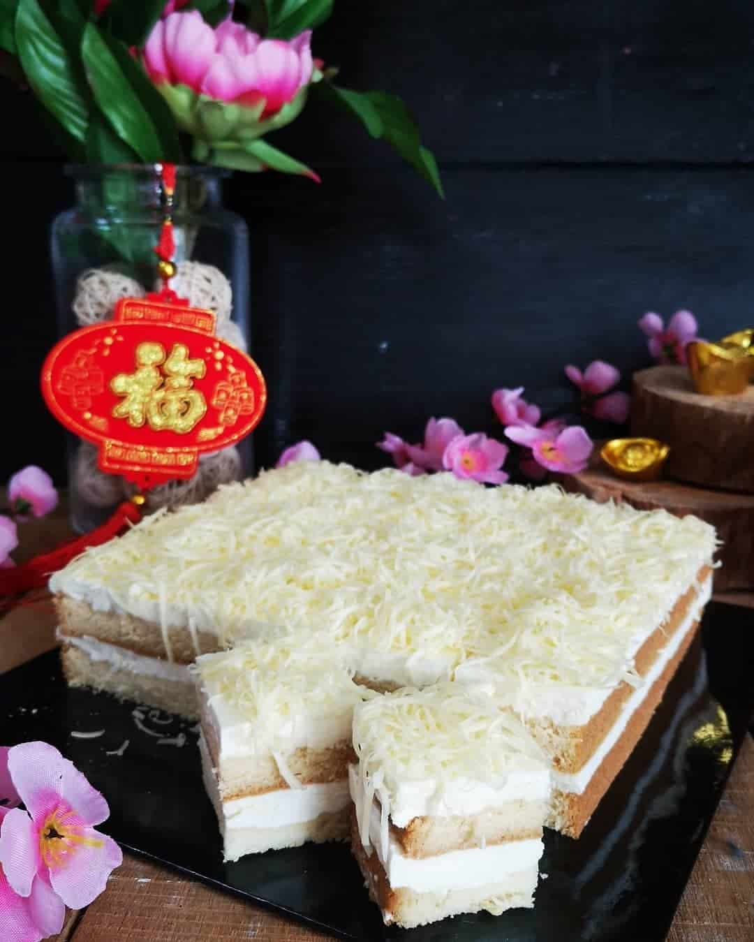 Snow Cheese Cake | Desserts Kuching