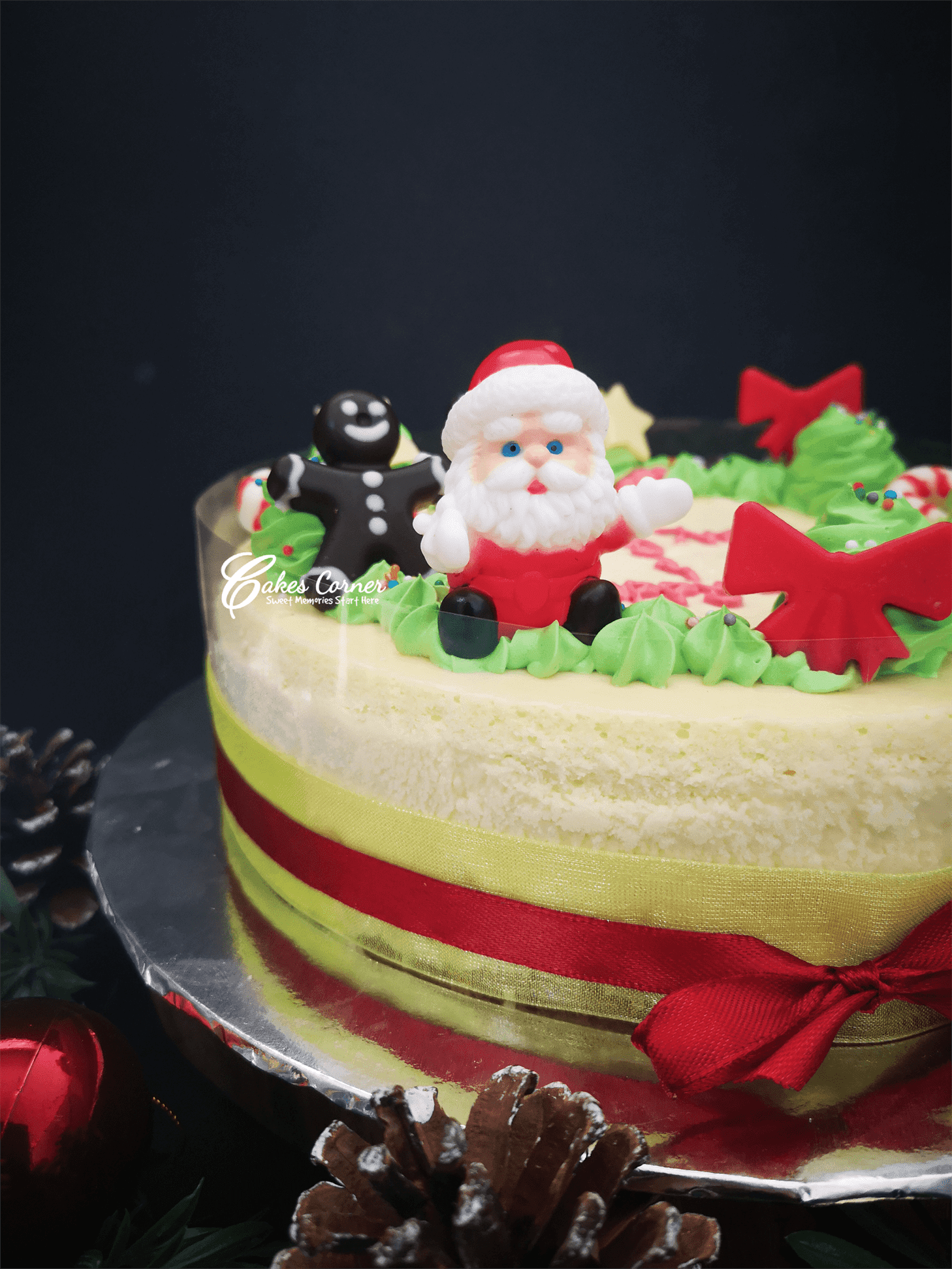 Santa hat cheesecake bites Christmas Deluxe Cheesecake | Desserts Kuching
