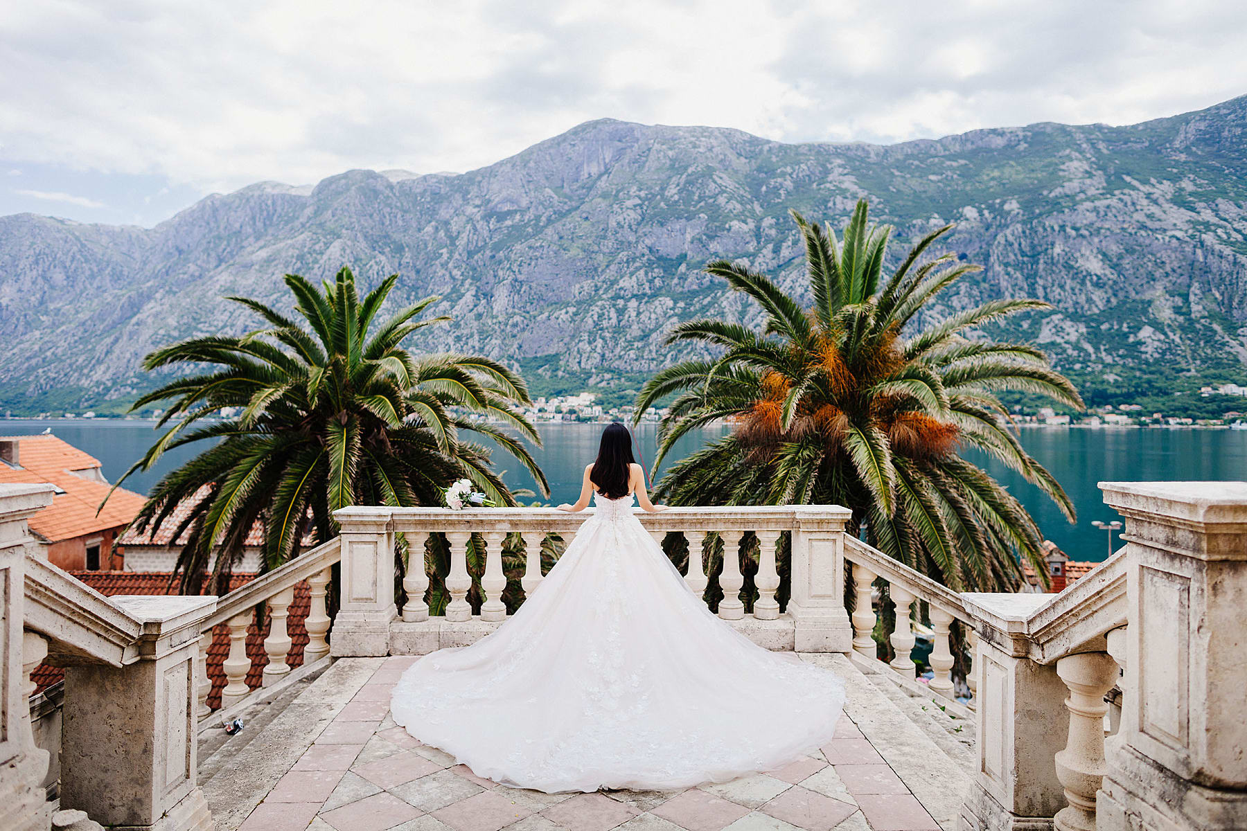 Destination Wedding: Lake Palm Trees