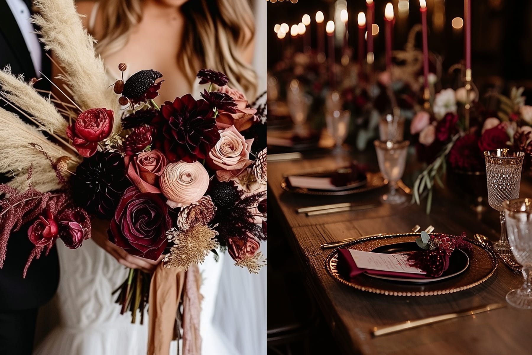 Cherry Red Wedding Decor
