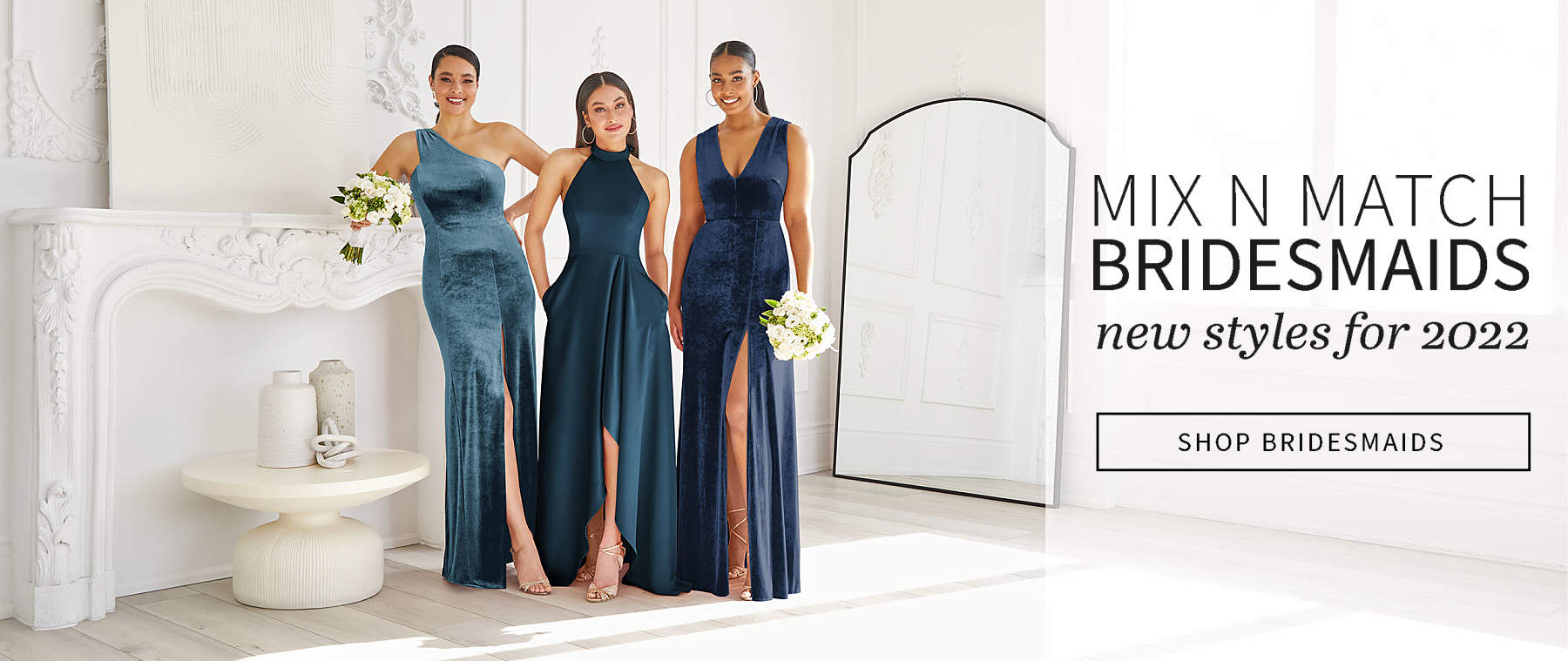 Mix and Match Bridesmaid Dresses for Fall 2022