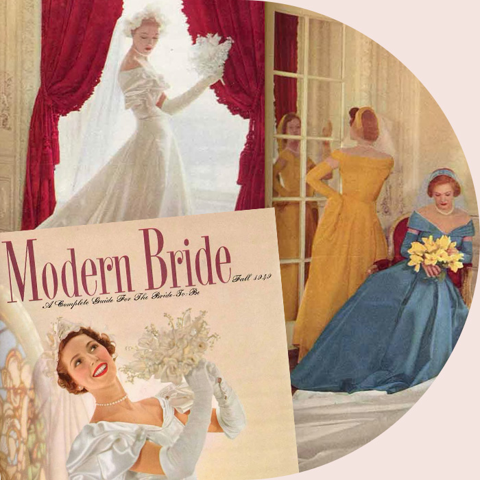 Dessy in Modern Bride 1949