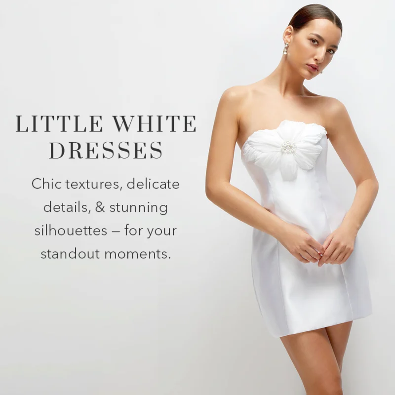 Standout Little White Dresses