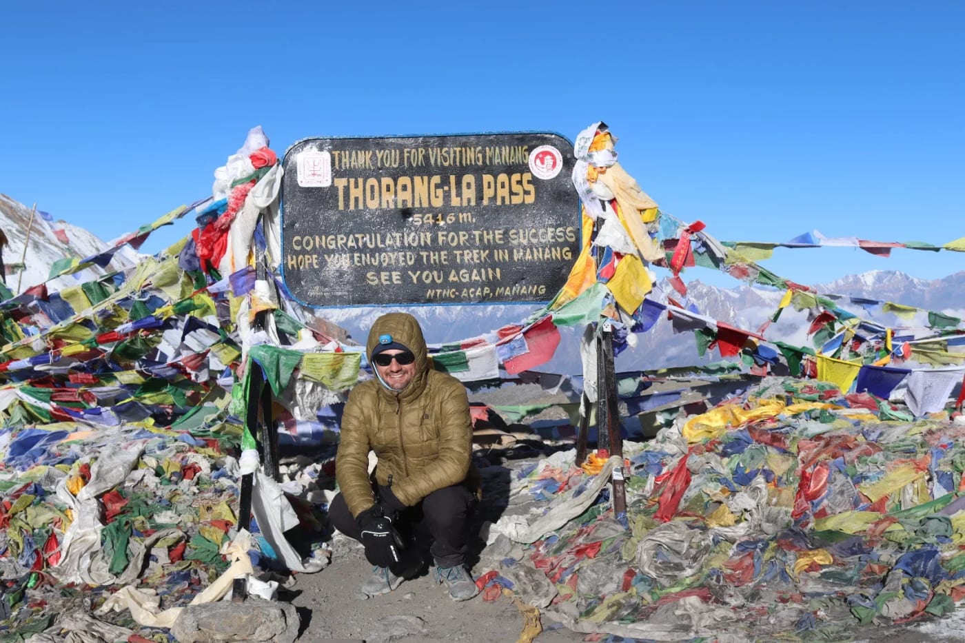 Thorong La pass 5416m Annapurna Circuit