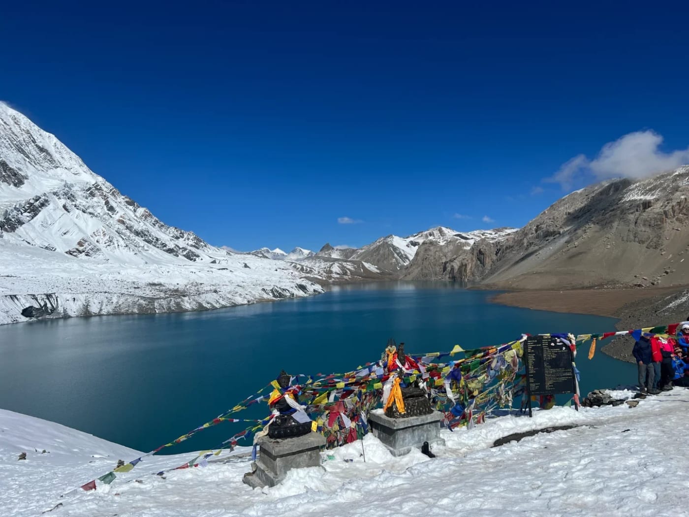 Tilicho lake at 4919m Annapurna Circuit