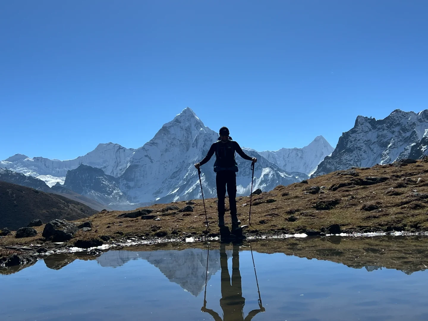 Magnificent view of ama dablam during EBC trek