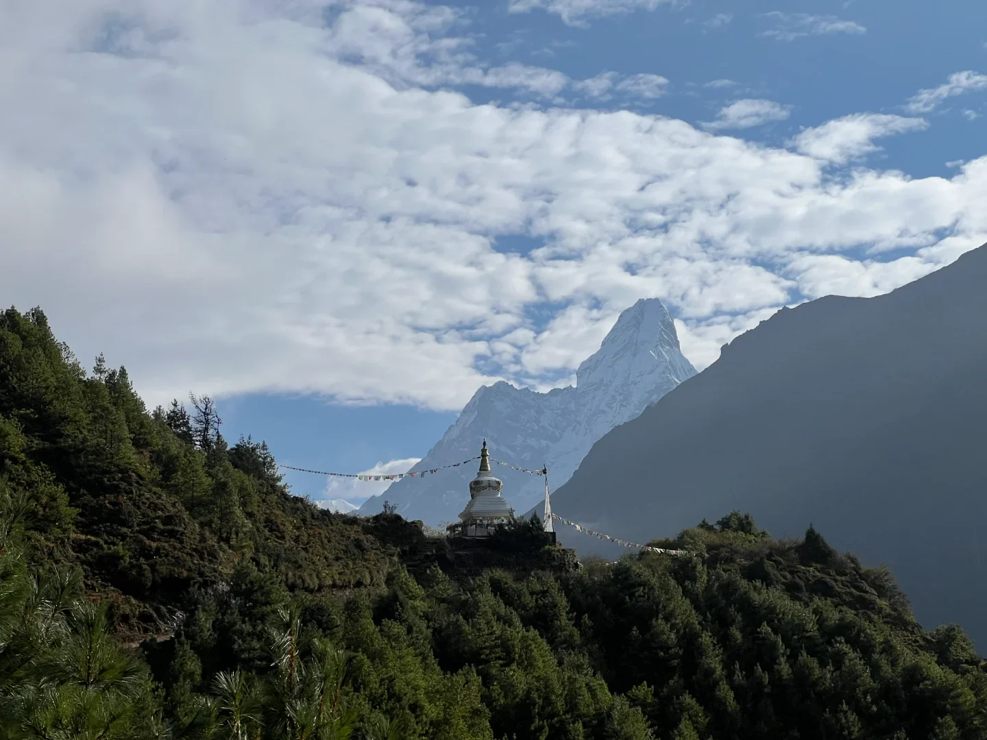 Mount Ama Dablam view During Everest Region Trek