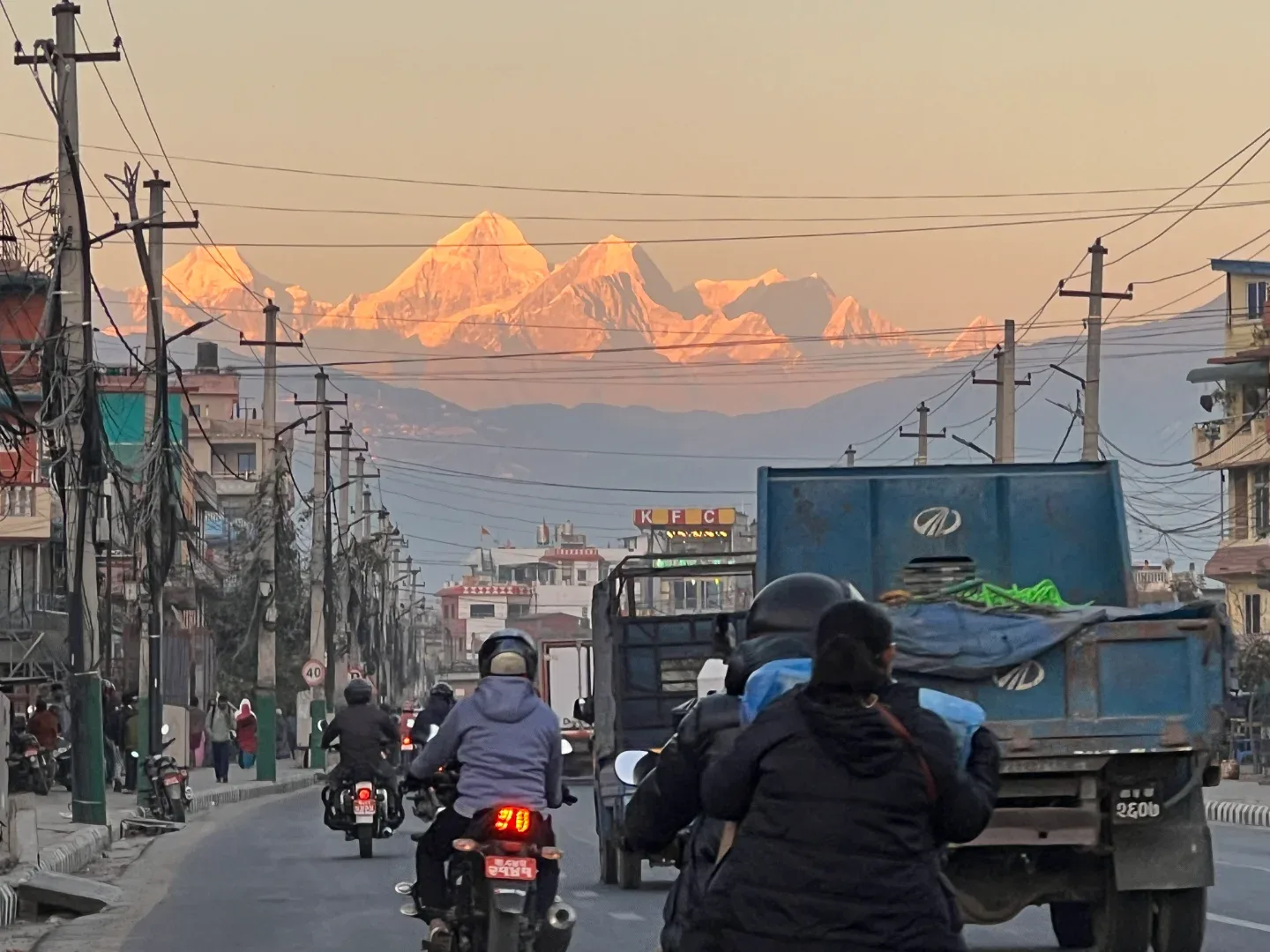 Mountain View from kathmandu