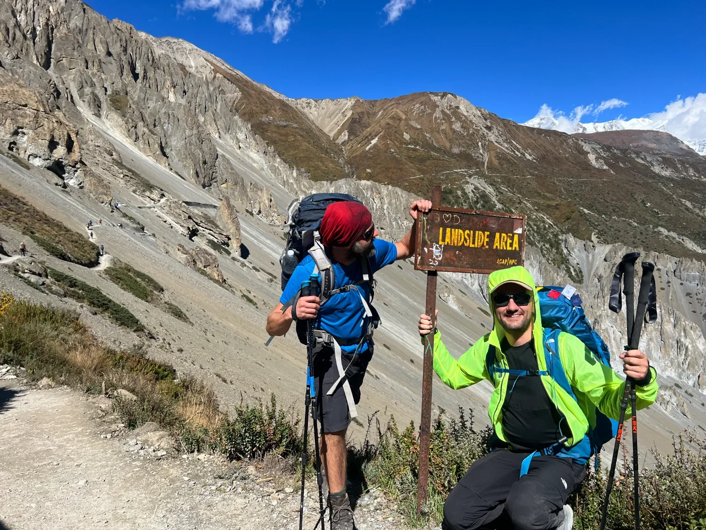 Landslide Area near Tilicho Base Camp