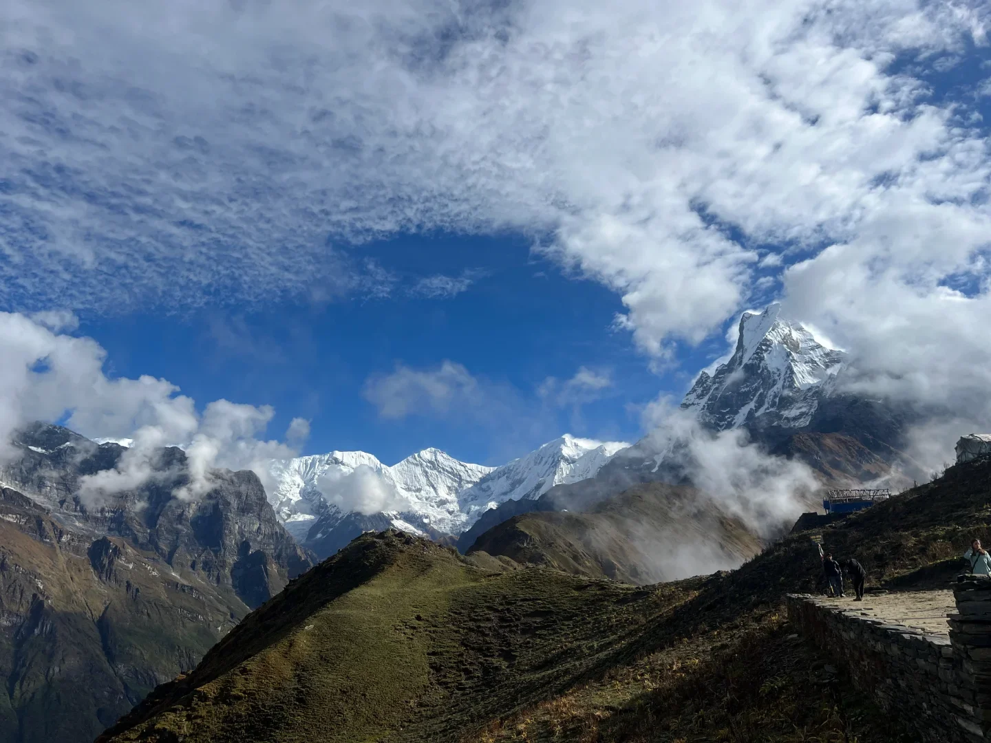 Annapurna Range From Mardi