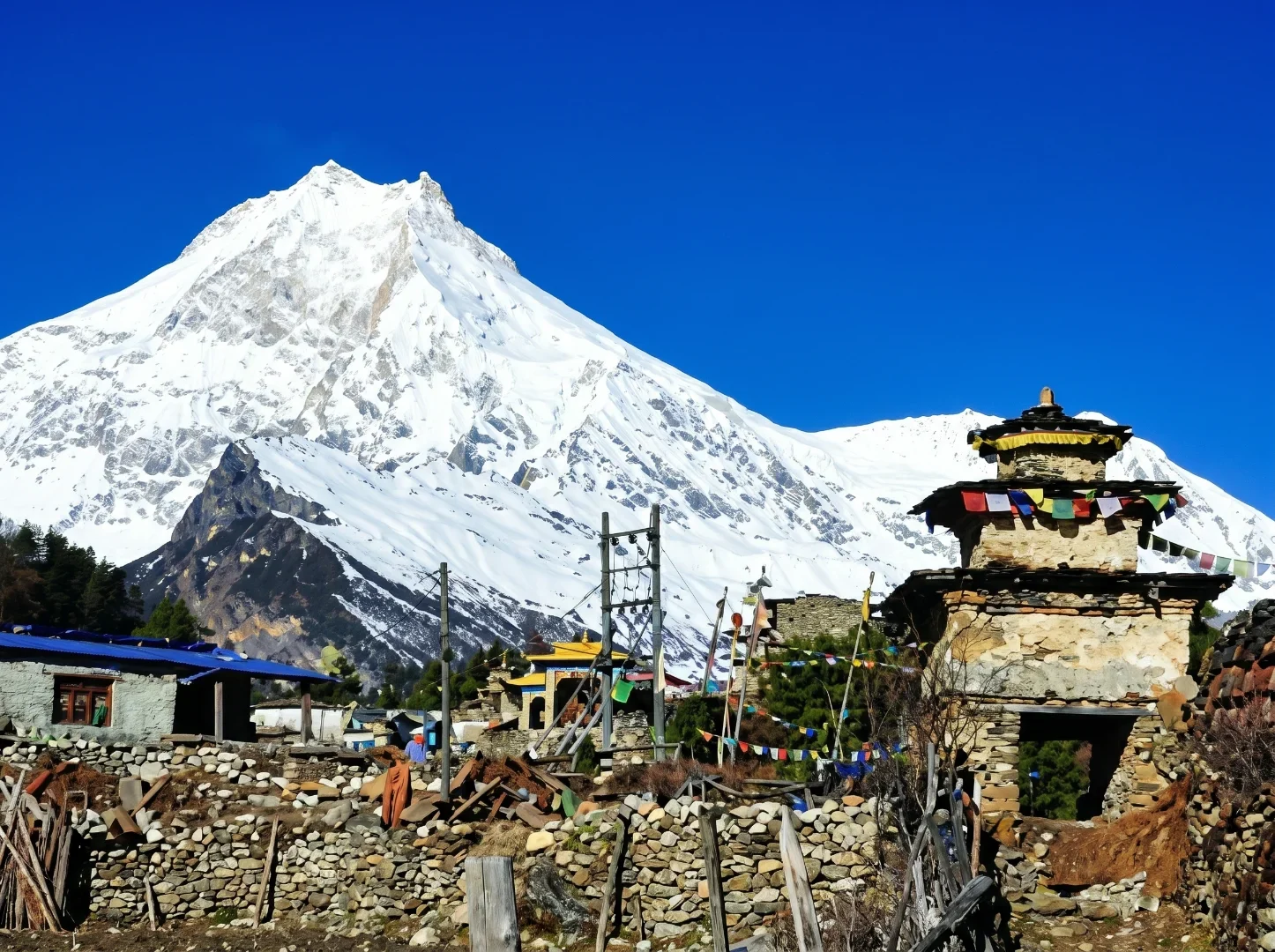 Village at Manaslu, Nepal