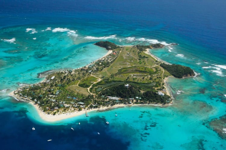 Palm Island Ariel View