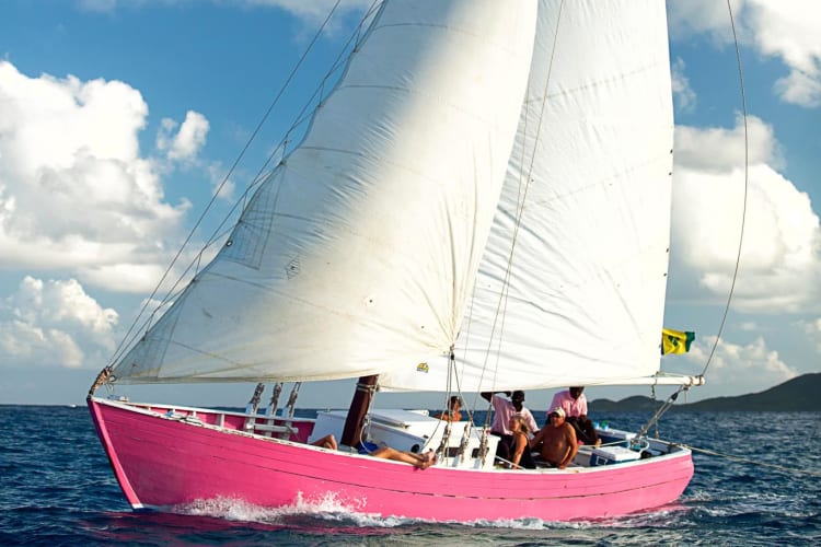 Sailing Pink Lady