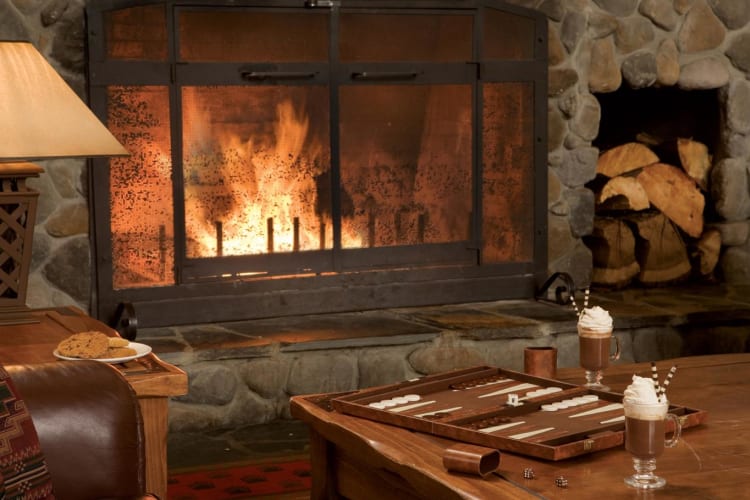 Lobby Fireplace