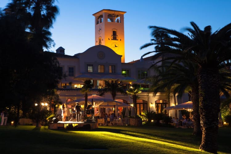 Exterior at night