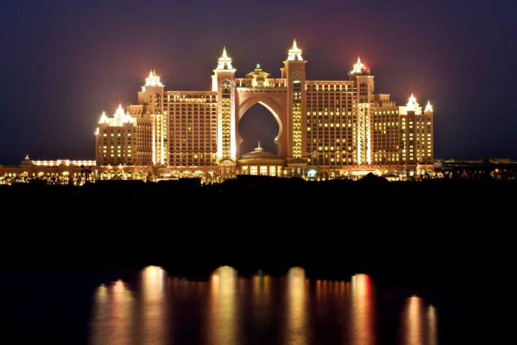Atlantis the Palm at Night