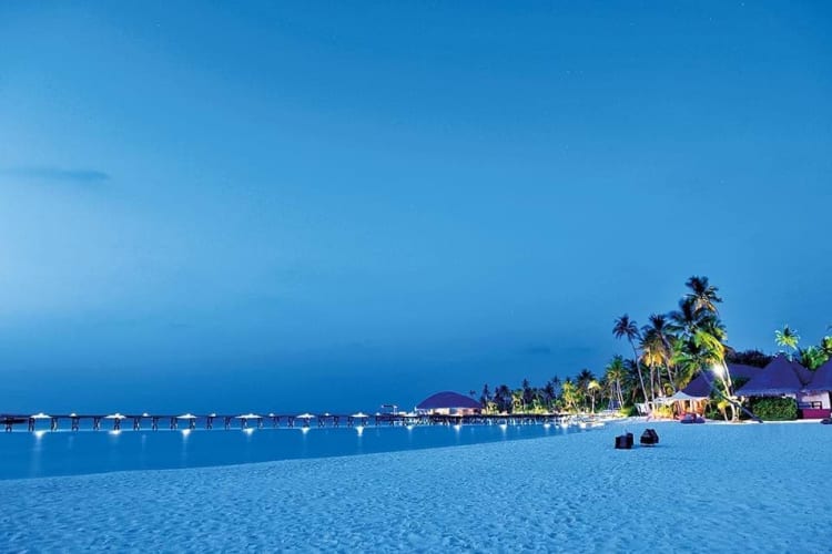 Beach at night