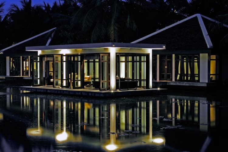 Spa Pavilion evening