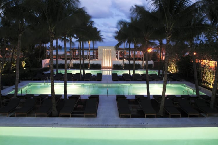 Swimming Pools at Night