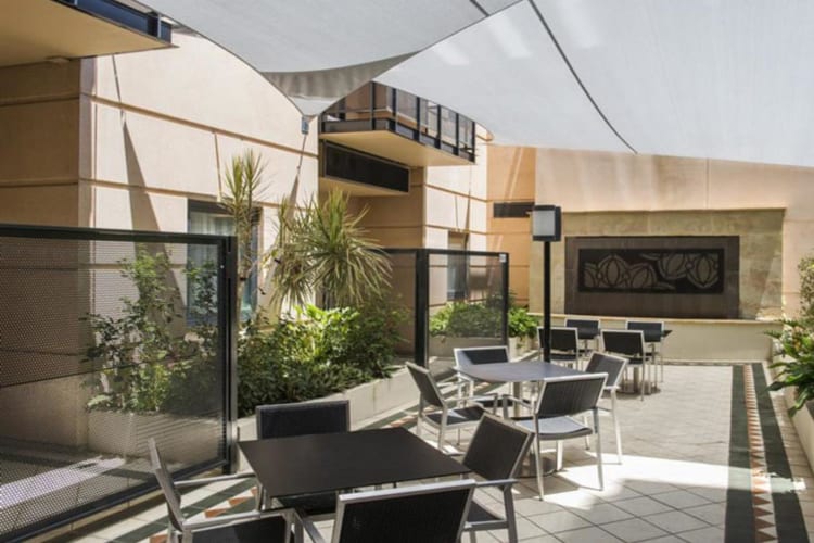 Resort Courtyard