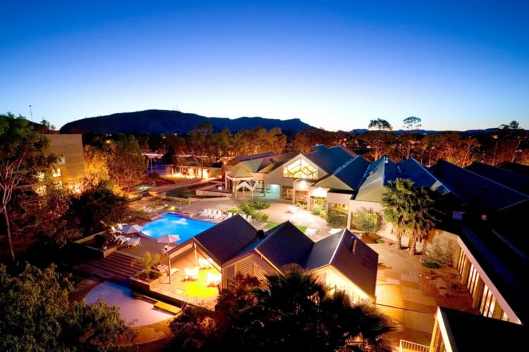 Aerial by night