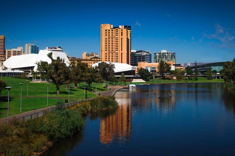 InterContinental located on the River Torrens