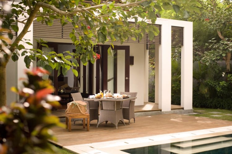 Ayung villa breakfast