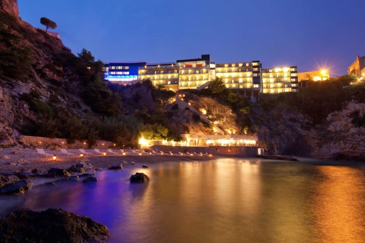 Hotel Exterior at Night