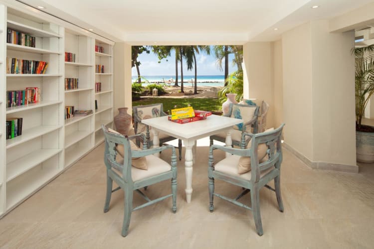 Beachfront lounge