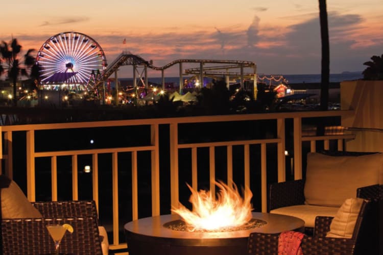 Pool Deck Fire Pit