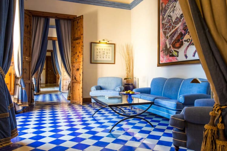 Blue Hallway