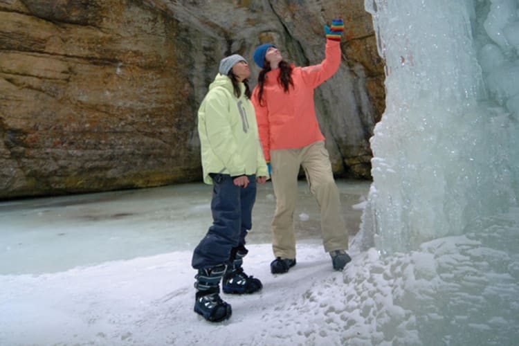 Maligne Ice Canyon