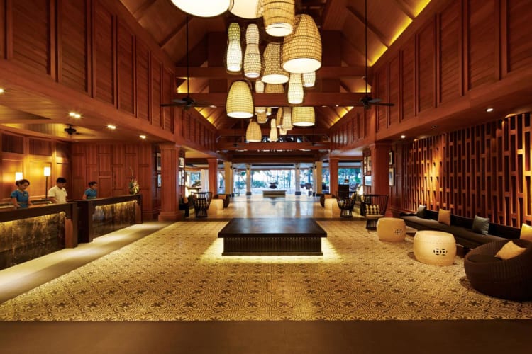 Resort lobby