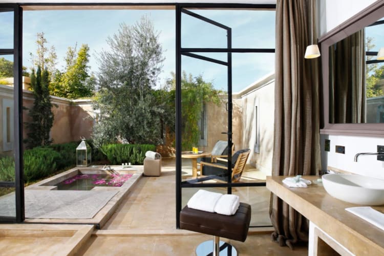 Bathroom With Outdoor Bath