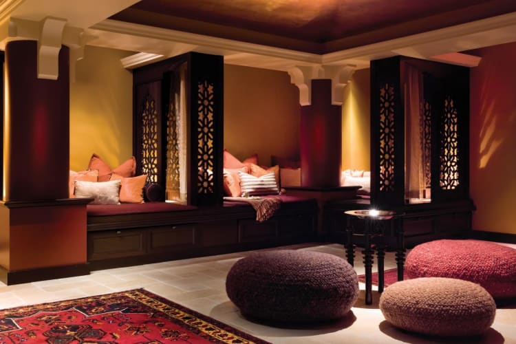 Spa relaxation room