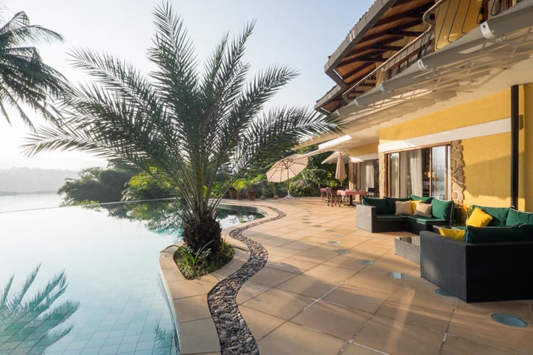 Pool area daytime