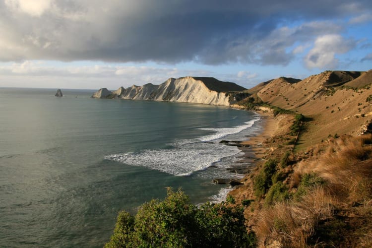 The dramatic coastline