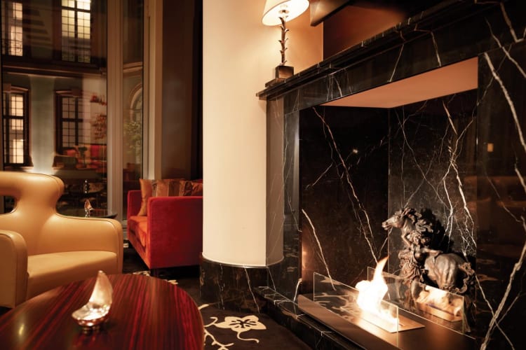 Ember Bar Lounge Fireplace